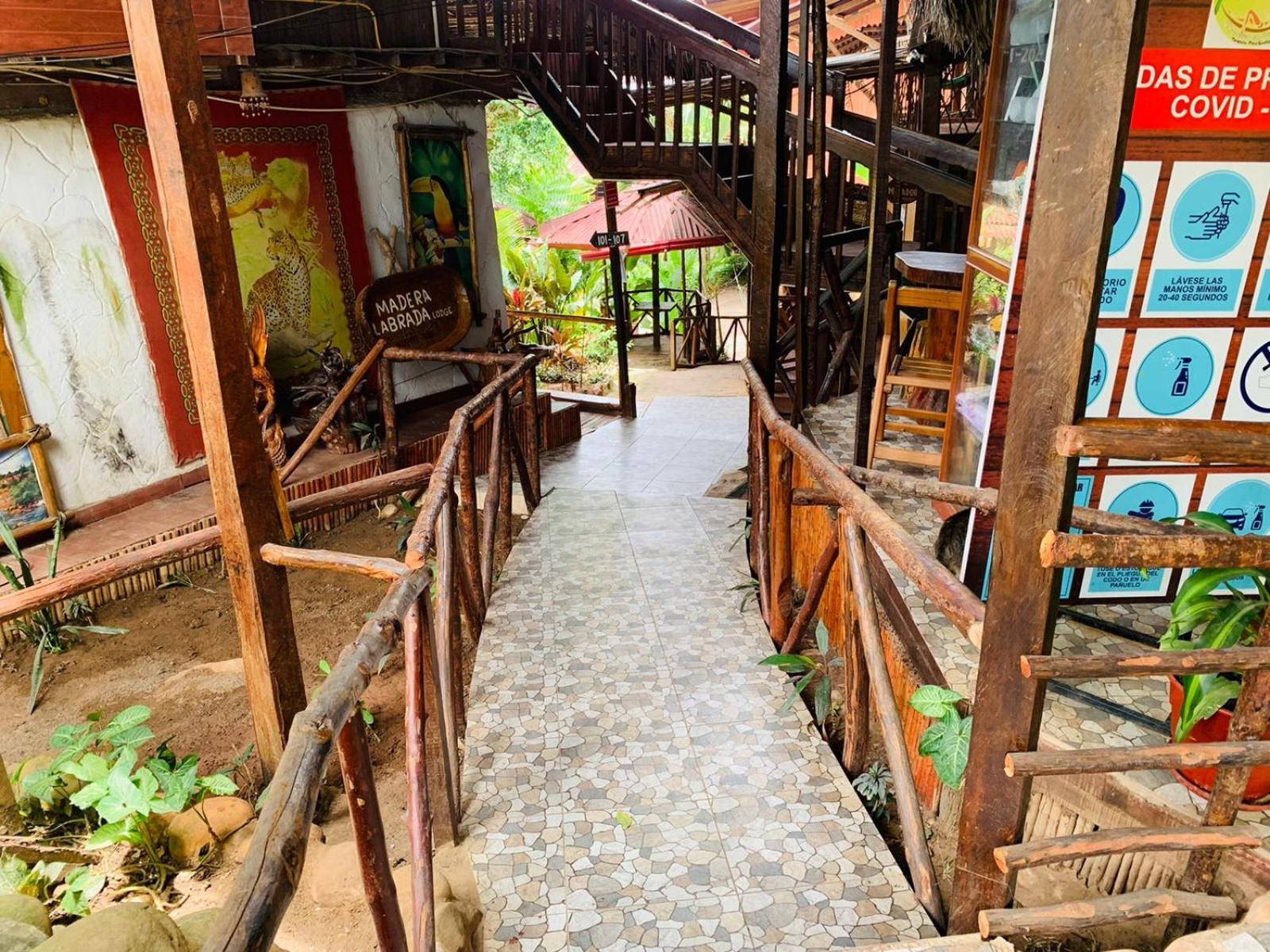 Madera Labrada Lodge Ecologico Tarapoto Exterior photo